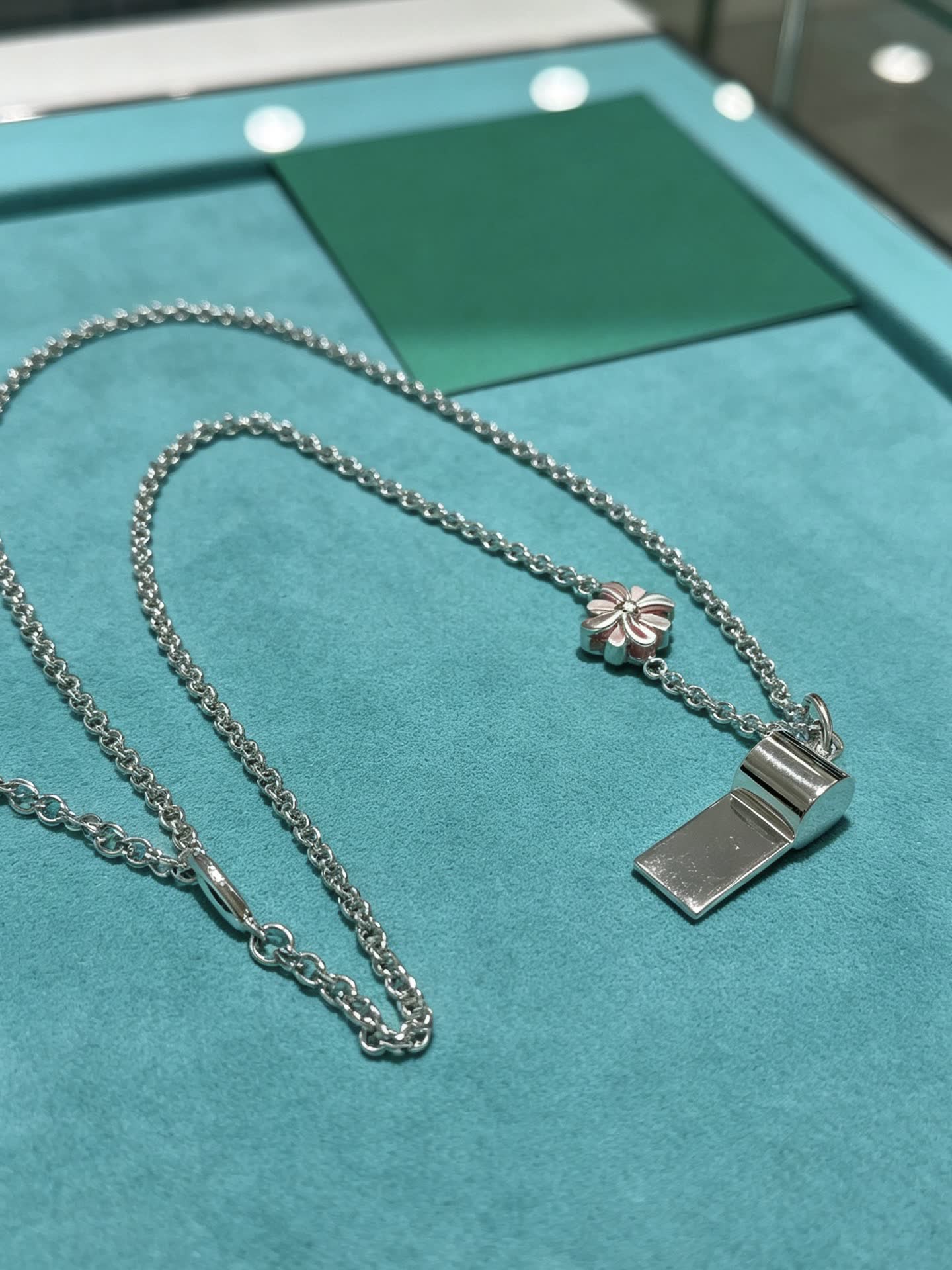 Tiffany & Co. Sterling Silver Whistle Necklace